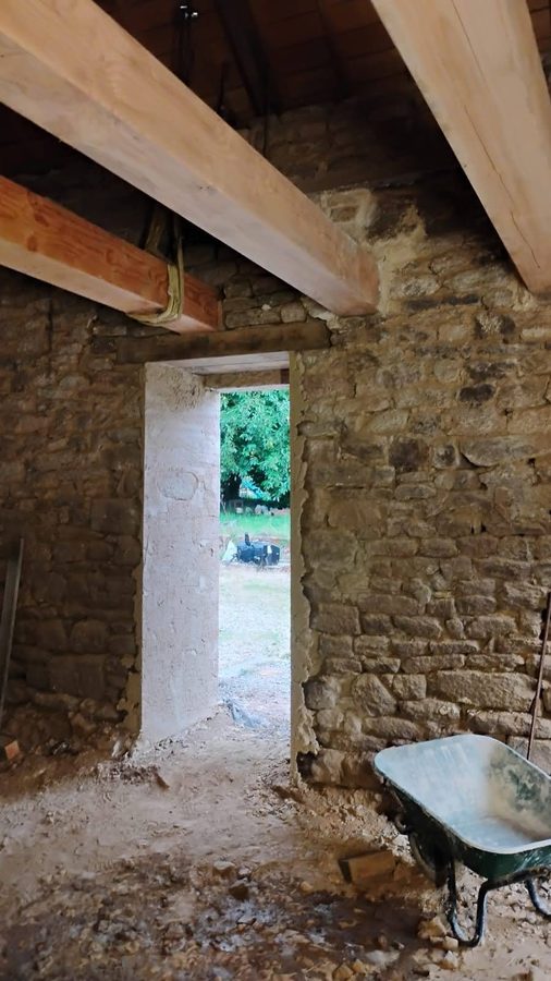 After: the new doorway, finished